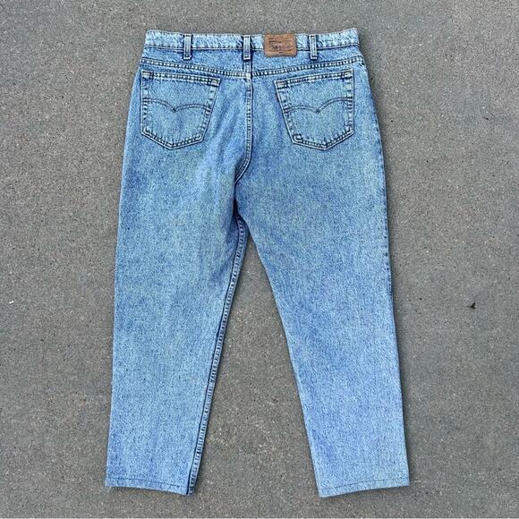 Vintage 90s Levi’s 540 relaxed fit dad jeans 40x28 acid wash - Picture 2 of 7